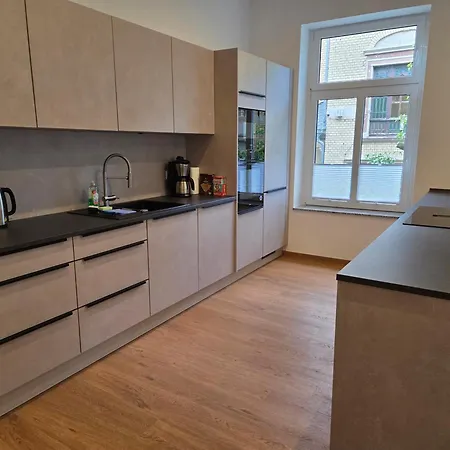 Ferienwohnung -Villa Am Stadtpark- Blankenburg mit Balkon und Sauna Apartment