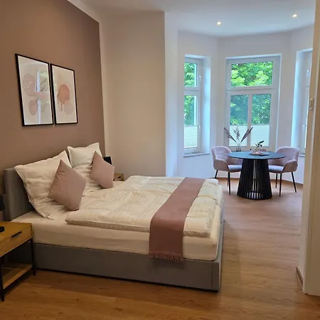 Ferienwohnung -Villa Am Stadtpark- Blankenburg mit Balkon und Sauna * Blankenburg (Harz)